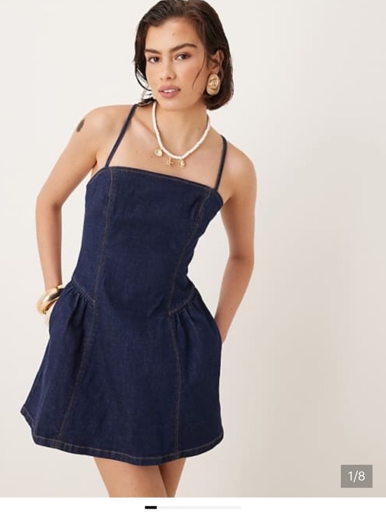 Abercrombie & Fitch Dresses & Skirts - Abercrombie & Fitch Denim Backless Mini Dress